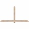 Ekena Millwork Eugene Smooth Timber Gable Bracket, Douglas Fir, 72"W x 39"H x 3 1/2"D x 3 1/2"F, 13/12 Pitch GBW072X39X0404EUG00SDF - alternate 1